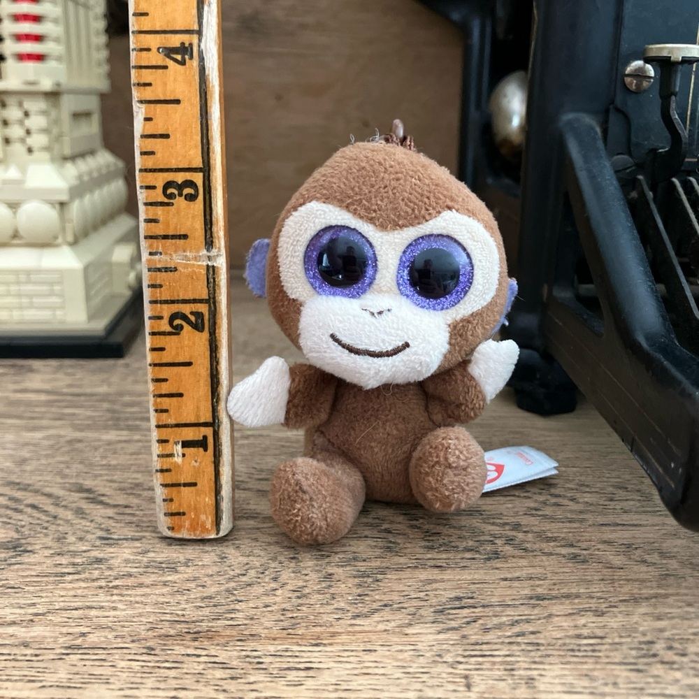 TY Coconut Monkey Clip